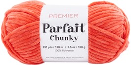 Premier Yarns Parfait Chunky Yarn Mango Pack of 1 Skein - £18.35 GBP