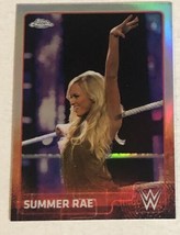 Summer Rae 2015 Topps Chrome WWE Card #68 - £1.55 GBP