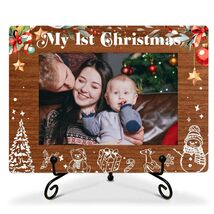 SSQBZU New Born Baby 'My 1st Christmas' Photo Frame 4x6 White - $104.60 MXN SSQBZU New Born Baby 'My 1st Christmas' Photo Frame 4x6 White - $104.60 MXN