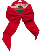 Cleo Vintage Christmas Waterproof Indoor Outdoor Wreath Bow - NWT - $4.94