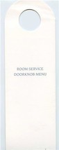 La Mer Room Service Door Knob Menu Halekulani Hotel Waikiki Honolulu Hawaii - £37.28 GBP