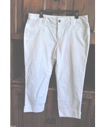 Liz Claiborne Capri Pants Size Ladies16 White - £15.61 GBP