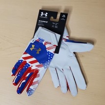 Under Armour UA Clean Up Size S Baseball Batting Gloves USA Flag 1365468... - £30.92 GBP