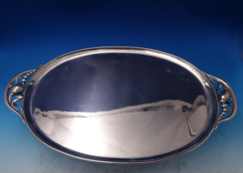 Blossom by Georg Jensen Sterling Silver Tea Tray #E 21&quot; x 13 1/2&quot; (#7476) - £7,116.97 GBP