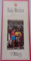 Vintage Royal Caribbean Baja Mexico Shore Excursions Brochure - £2.33 GBP