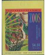 Australia booklet 1994 SG1485-1486 45c Zoos MNH - $9.61