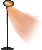 Donyer Power 1500W Electric Radiant Heater With Courtyard Quartz Heating. - $111.97