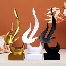 ERMAKOVA Creative Flame Bird Statues Abstract Sculpture Desk Ornament Vintage Gi - £51.39 GBP+