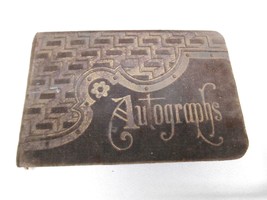 Antique 1892-1893 LULU KOCH AUTOGRAPH BOOK HANDWRITTEN NOTES SIGNATURES ... - $98.99