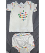 Toddletime I Am A Sesame Street Kid Baby TShirt Undershirt &amp; Training Pa... - $553.47 MXN