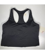 Calia Brami XL Energize Crop Low Support Sports Bra Black NWT - $19.79