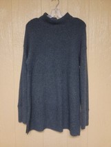 Caslon Sweater Mock Neck No Size Tags See Measurements Gray - £16.70 GBP