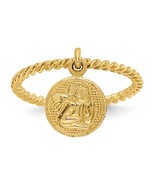 Child&#39;s 14K Yellow Gold Angel Dangle Charm Ring - $344.41 CAD