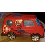 THE AMAZING SPIDER VAN SPIDERMAN VINTAGE RED TOY TRUCK BUDDY L CORP (1984) - £23.36 GBP