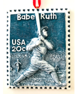 USPS Postage Stamp Christmas Ornament Babe Ruth 20 Cents USA 1998 Kurt A... - £9.84 GBP