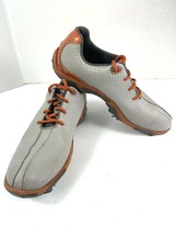FootJoy Golf Shoes Junior Boys 6M Shoes 45069 GreyOrange Leather Lace up... - $27.54
