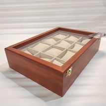 Case box for 12 wristwatches, watch box, wood with...-
show original tit... - $232.90