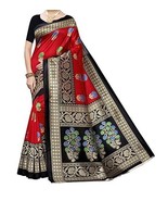 Saree Sari Indian Blouse Piece Maxi Women Dress Free Shipping Poly Silk ... - $30.59 CAD