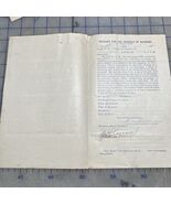 Masonic Ephemera Petition For The Degrees Of Masonry 1921 Paper Lodge 735 - $15.12 CAD