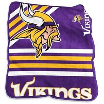 Minnesota Vikings 50&quot; by 60&quot; Plush Raschel Throw Blanket - NFL - $29.09