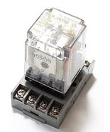 Square D KPD12V53 Relay 24VDC Coil 250VAC 10Amp W/Socket  - €9,63 EUR