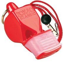 Red Fox 40 Classic Cmg Whistle Official Coach Safety Alert Rescue Free Lanyard - £8.38 GBP