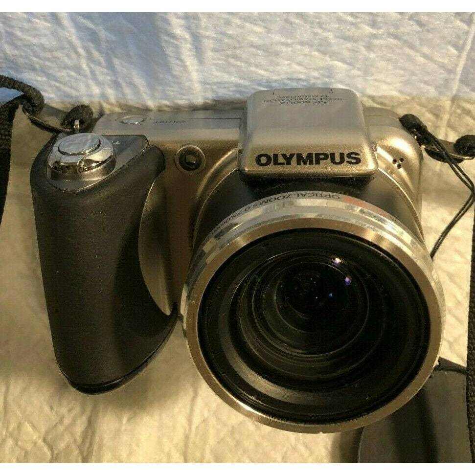 Olympus SP600UZ Digital Camera Image Stabilization 12MP - Silver - $90.00