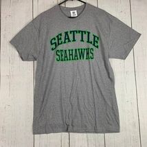 Seattle Seahawks NFL Medium Team Apparel Casual T-Shirt Gray New Mens - $20.77 CAD