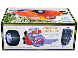 Skill 2 Model Kit 1934 Ford Street Rod 5-Window Coupe 1/25 Scale Model AMT - $47.41