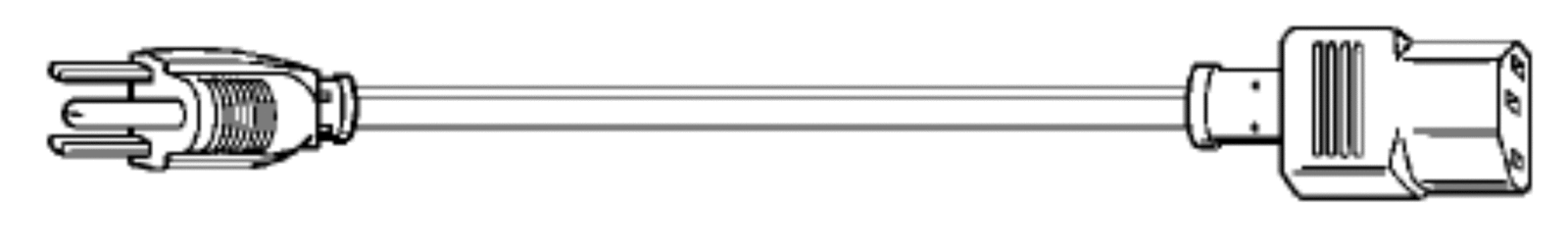 17500B110 Volex 18/3 SJT 6ft 7in 5-15P C13 Belden 17500-B1-10 1750010B1 ... - $14.70
