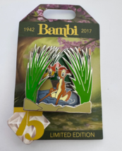 Disney Bambi 75th Anniversary Faline Reed Slider 3D 2017 LE Pin - €28,57 EUR