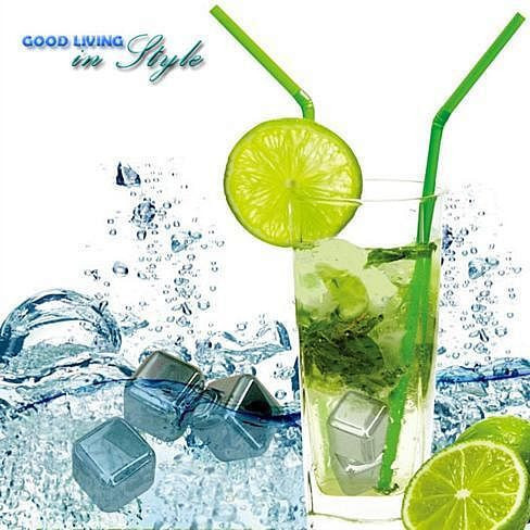 Steel Chillers - The Stainless Steel Food Grade Ice Cubes for Cocktails - $31.60