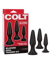 COLT Silicone Anal Trainer Kit - Black - £35.87 GBP