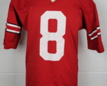 Vtg 1980s Champion Mesh Football Jersey Red Nylon Ohio State Buckeyes #8... - $297.00