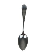 Antique Victorian Silver Silverplate Spoon J.M. Laning 8 Oz. Monogrammed 7&quot; - £18.30 GBP