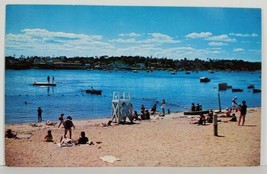 Cape Cod Mass, Buzzards Bay Beach Postcard N2 - £7.17 GBP