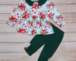 NEW Boutique Girls Floral Tunic Outfit Set 12-18 Months - $12.99