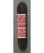27&quot; BROWN Waxed Round Thin Golf Dress LACES 3 4 eyelet shoe Mitchellace ... - $27.88 CAD