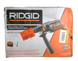 USED - RIDGID R50111 Heavy Duty Corded 1/2” 2-Speed Hammer Drill (Read!) - £51.95 GBP