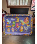 Vintage 1983 Care Bears Collectible Metal Dinner TV Tray w/Folding Legs - $23.00