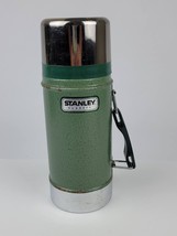 Aladdin Stanley Classic 24 Ounce Wide Mouth Thermos Vacuum Bottle-Green Used GC - £16.45 GBP