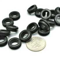 1/2&quot; Rubber Wire Grommets with 3/8&quot; ID Hole for 1/16&quot; Thick  Panel Bushing - £8.38 GBP+
