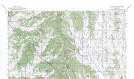 Sherman Quadrangle Mississippi 1955 Topo Map USGS 15 Minute Topographic - £16.96 GBP