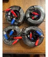 4 New 60ft Universal BNC Power Video Camera Cables Swann Qsee Lorex Hikv... - $60.00