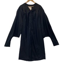 5&#39;4&quot; - 5&#39;6&quot;  Jostens Masters Graduation Gown Robe Black Elements Collection - £31.55 GBP