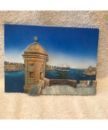 Valletta Cruise Passenger Terminal Souvenir 5 X 7 Wall Hanging 3-D - $22.95