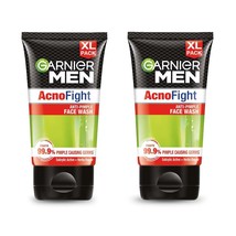 Garnier Men Acno Fight Anti Pimple Face Wash, Cleanser, 150g (Pack of 2) - £24.37 GBP
