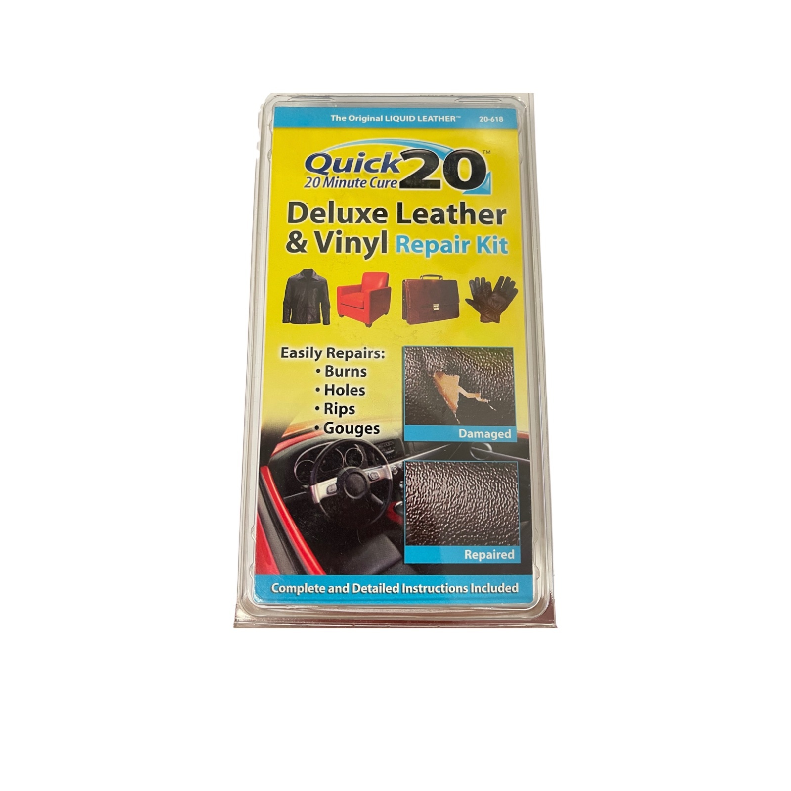 Primary image for Quick 20 Deluxe Leather & Vinyl Repair Kit (20-618)
