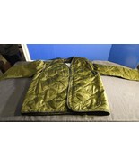 USGI M-65 MILITARY FIELD JACKET COAT LINER QUILTED INSULATED OD GREEN ME... - €30,55 EUR