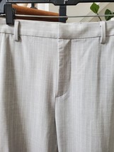 H&amp;M Women Gray Polyester Blend Zippered Mid Rise Straight Fit Dress Pant... - $35.00